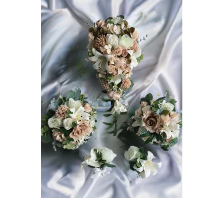 Wedding bouquets, silk wedding flowers