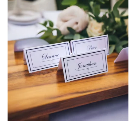 Wedding place name cards