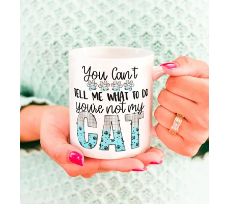 Funny cat mug