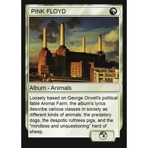 Pink Floyd Animals Foil Trading Card