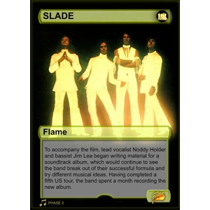 Slade Flame Foil Trading Card