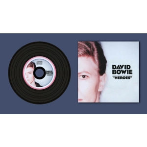 David Bowie: 40th Anniversary Replica Vinyl Heroes CD