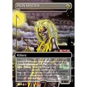 Iron Maiden Killers Foil Trading Card