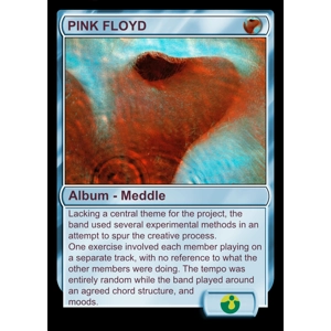Pink Floyd Meddle Foil Trading Card