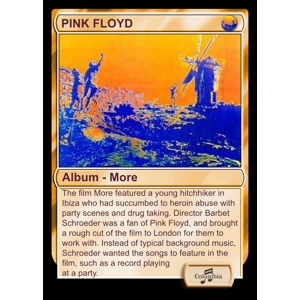 Pink Floyd More Foil Trading Card