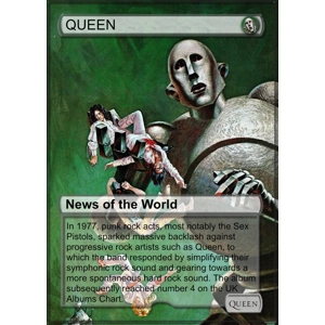 Queen News of The World Foil Trading Card