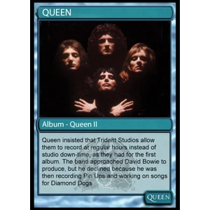 Queen Queen II Foil Trading Card