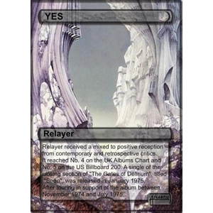 Yes Relayer Foil Trading Card