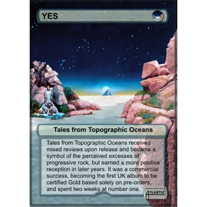 Yes Tales from Topographic Oceans Foil Trading Card