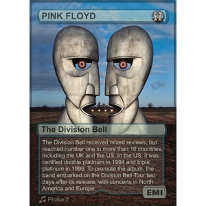Pink Floyd The Division Bell Foil Trading Card