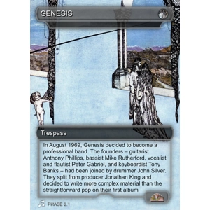 Genesis Trespass Foil Trading Card