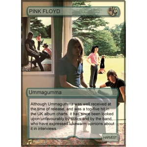 Pink Floyd Ummagumma Foil Trading Card