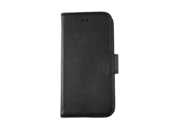 iPhone 13 Mini Wallet Case Leather - Black