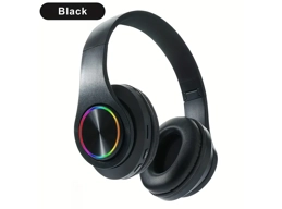 Wireless Headset Matte Appearance Fully Wrapped Ear B39 Head-mounted Luminous/ Card mode/plug cable