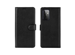 Samsung Galaxy A72 5G Wallet Case with Stand - Black
