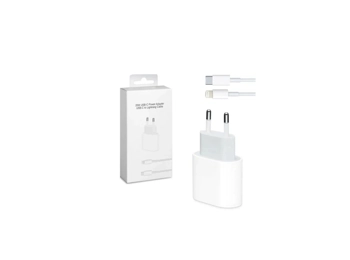 20W Fast Charger USB-C Power Adapter / 1M PD Cable For iPhone