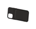 iPhone 12 Mini Silicone Case with Card Holder - Black