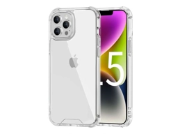 iPhone 15 Pro Max Shockproof Mobile Cover - Transparent