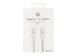 USB-C to USB-C (3.1) Charging cable 1m - White