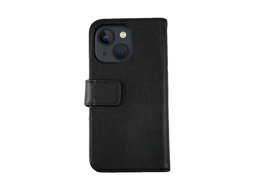iPhone 13 Wallet Case Leather - Black