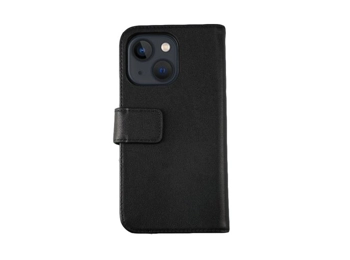 iPhone 13 Wallet Case Leather - Black