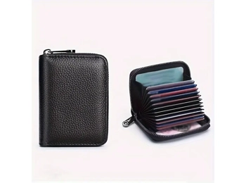 Men's Large-capacity Card Slots Multiple Anti-degaussing Organ Card Holder, Ultra-thin Driver's Lice
