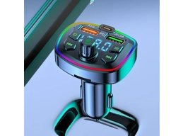 BT Handsfree Car Mp3 Player USB Type C Car Charger Car FM Transmitter Wireless Hands Free 3.1A