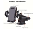 Car Navigation Mobile Phone Holder Suction Cup Type Car Phone Holder Car Dashboard Navigation Multif