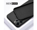 iPhone 12 Pro Max Mobile Cover Silicone - Black