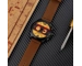 1846 Skmei brown yellow Clock for Man Analogue Leather Bracelet