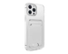 iPhone 15 Pro Shockproof Cover with Card Holder - Transparent