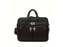 Men's Laptop Briefcase Waterproof Laptop Bag, Suitable For Business Shoulder Bag, Expandable Messeng