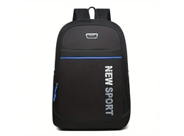 Men's Backpack, Leisure Travel Computer Bag, Simple Large Capacity Schoolbag, BLUE