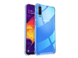 Samsung Galaxy A70 Shockproof Mobile Cover - Transparent