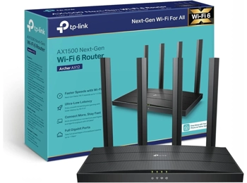 TP-LINK AX1500 NEXT GEN WI-FI 6 ROUTER 1X GIGABIT WAN PORT + 3X GIGABIT LAN PORT