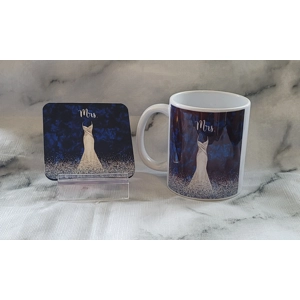 Mrs Mug & Coaster Gift Set