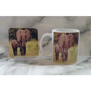 Elephant Mug & Coaster Gift Sets