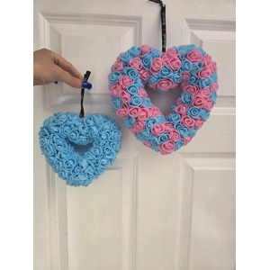 Blue Rose Heart - Small