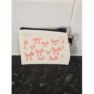 Red bow coin purse