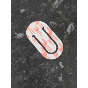 Red bows paperclip bookmark
