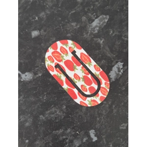 Strawberry paperclip bookmark