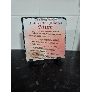 Mum Memorial Slate