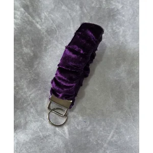 Purple Scrunchie Wristlet