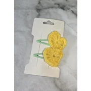 Hair Clips - Yellow