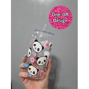 Panda Plastic Tumbler