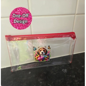 Brown/White Dog Pencil Case