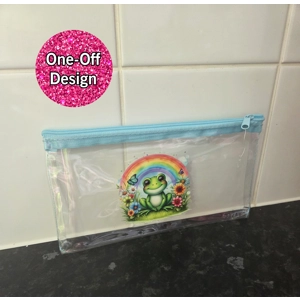 Rainbow Frog Pencil Case