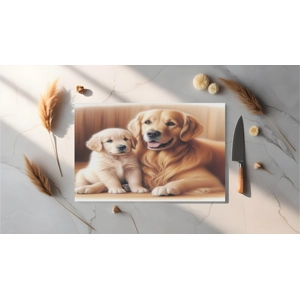 Golden Retriever Chopping Board