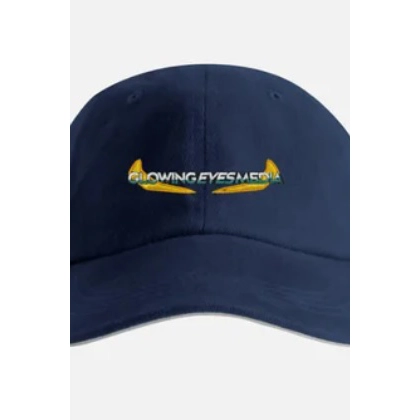 Glowing Eyes Media baseball cap Glowing Eyes Media baseball cap