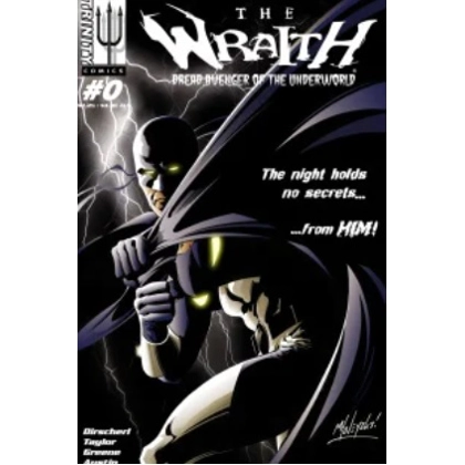 The Wraith #0 b&w comic book